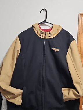 Harley-Davidson Black and Tan 120th anniversary jacket